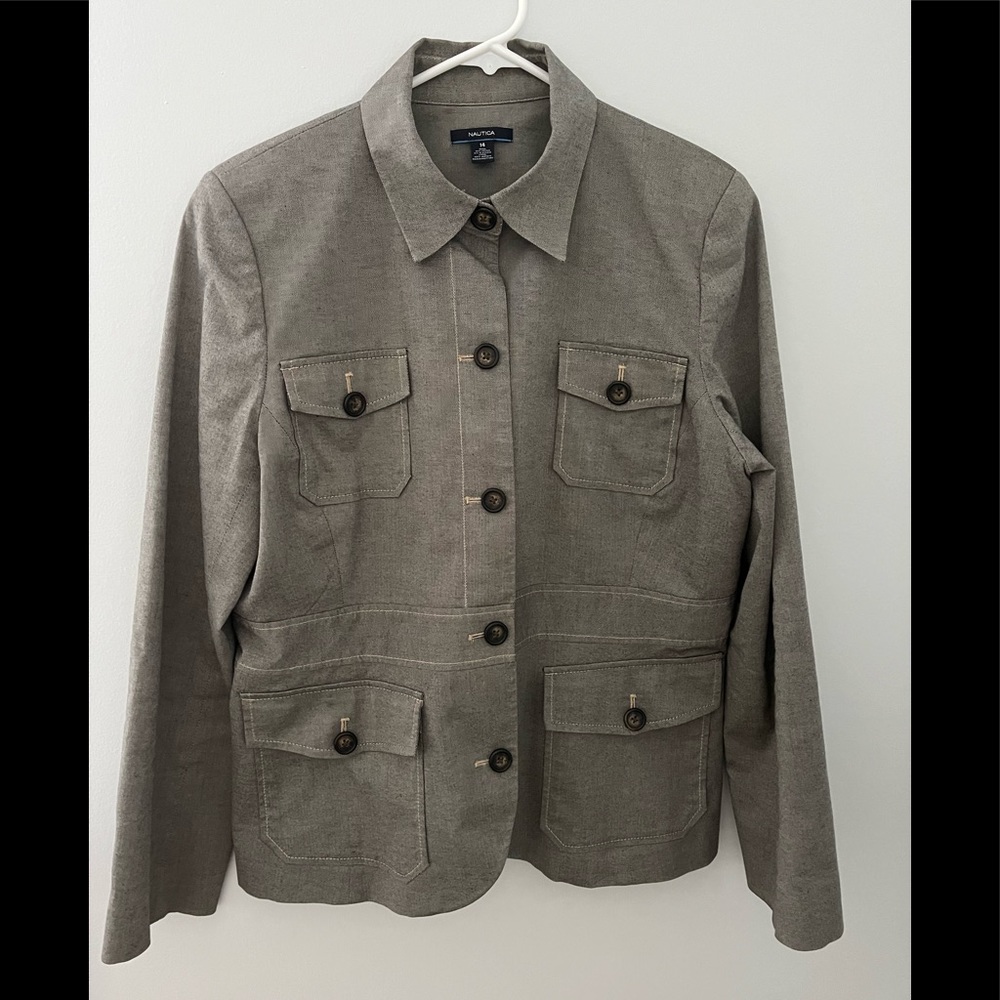 Nautica Sz 14 Long Sleeved Jacket Lined